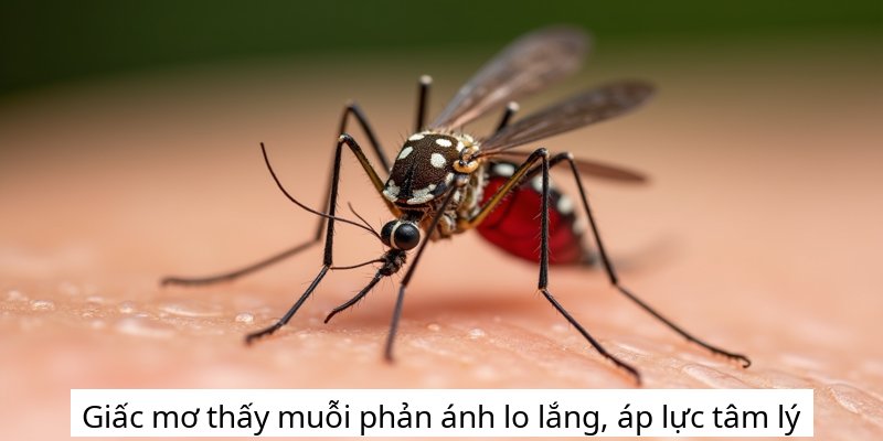 Giấc mơ thấy muỗi phản ánh lo lắng, áp lực tâm lý