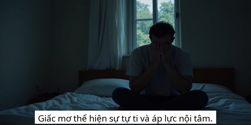Giấc mơ thể hiện sự tự ti và áp lực nội tâm.