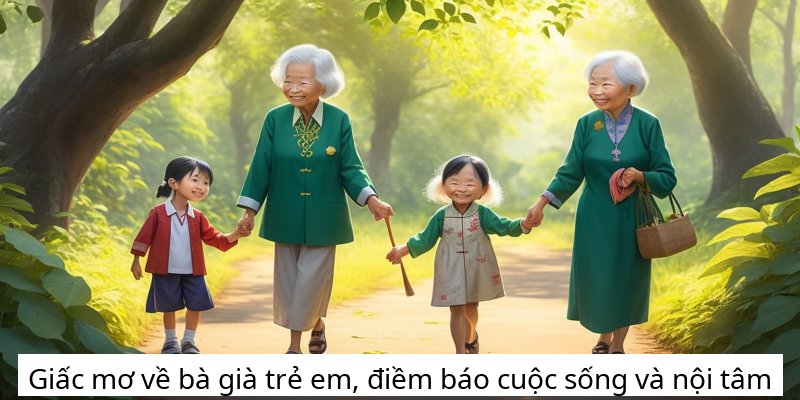 Giấc mơ về bà già trẻ em, điềm báo cuộc sống và nội tâm