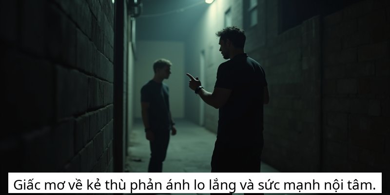 Giấc mơ về kẻ thù phản ánh lo lắng và sức mạnh nội tâm.