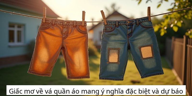 Giấc mơ về vá quần áo mang ý nghĩa đặc biệt và dự báo