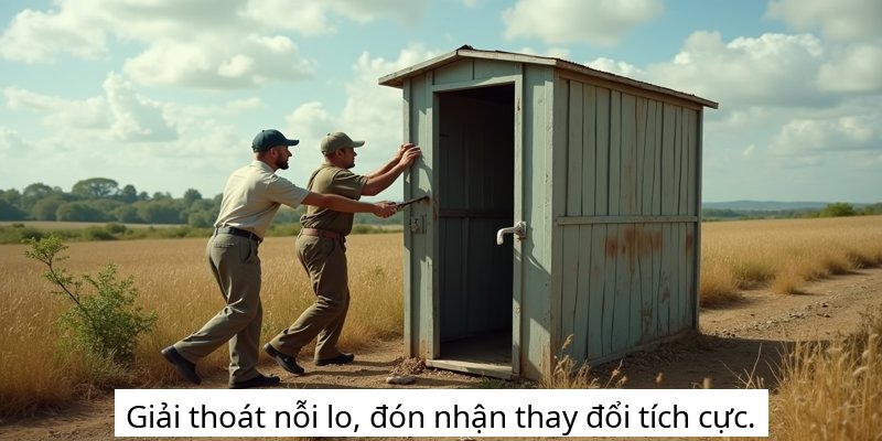 Giải thoát nỗi lo, đón nhận thay đổi tích cực.