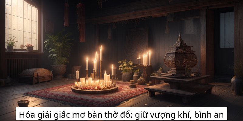 Hóa giải giấc mơ bàn thờ đổ: giữ vượng khí, bình an