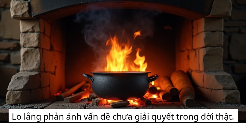 Lo lắng phản ánh vấn đề chưa giải quyết trong đời thật.