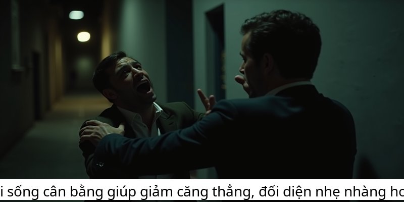 Lối sống cân bằng giúp giảm căng thẳng, đối diện nhẹ nhàng hơn.
