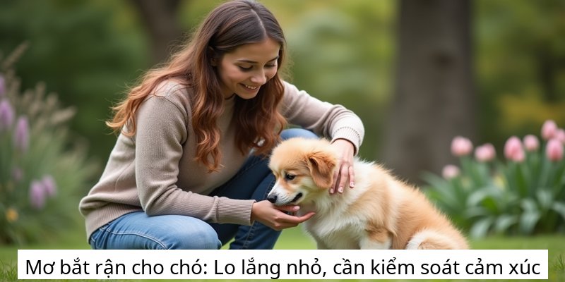 Mơ bắt rận cho chó: Lo lắng nhỏ, cần kiểm soát cảm xúc