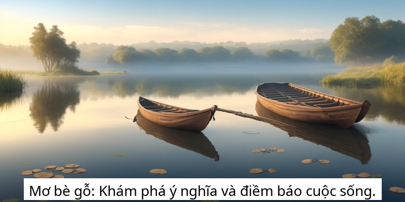 Mơ bè gỗ: Khám phá ý nghĩa và điềm báo cuộc sống.