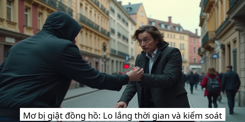 Mơ bị giật đồng hồ: Lo lắng thời gian và kiểm soát