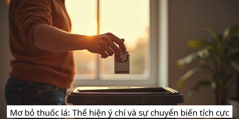 Mơ bỏ thuốc lá: Thể hiện ý chí và sự chuyển biến tích cực