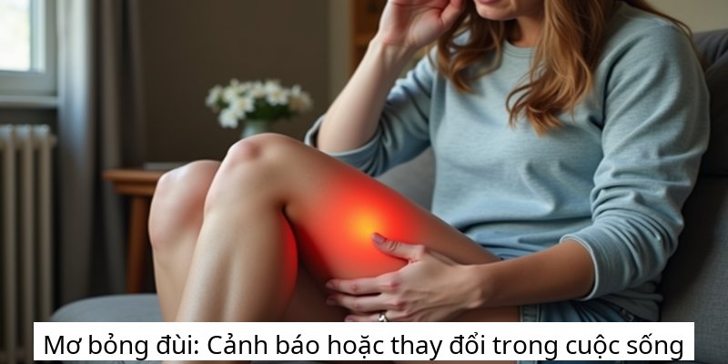 Mơ bỏng đùi: Cảnh báo hoặc thay đổi trong cuộc sống