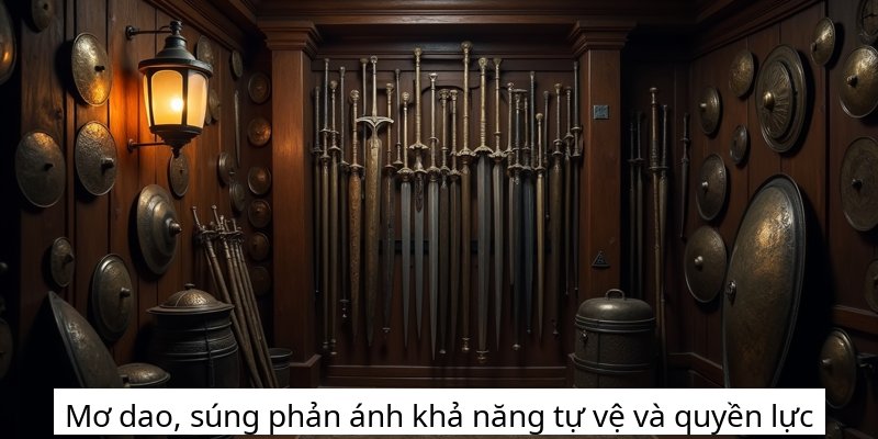 Mơ dao, súng phản ánh khả năng tự vệ và quyền lực