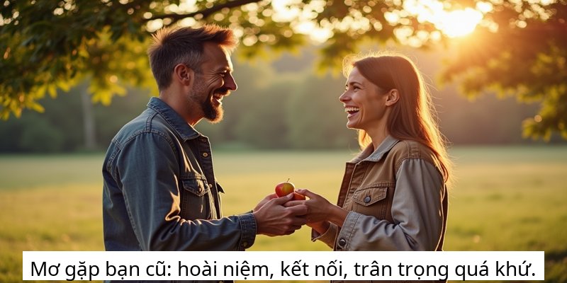 Mơ gặp bạn cũ: hoài niệm, kết nối, trân trọng quá khứ.