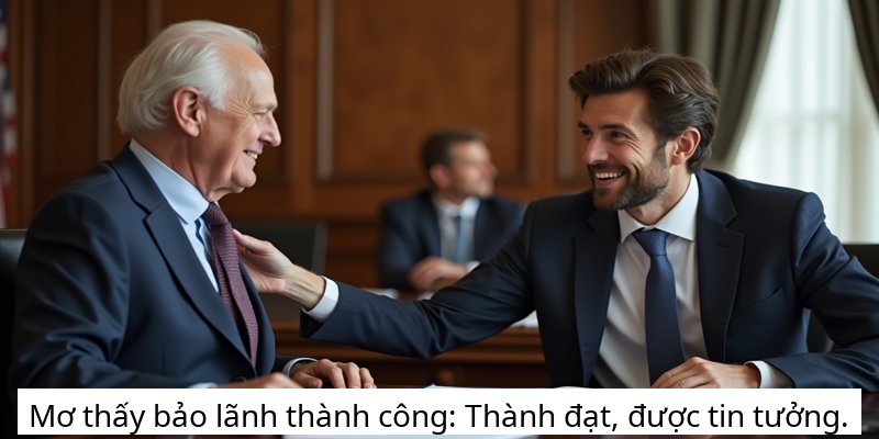 Mơ thấy bảo lãnh thành công: Thành đạt, được tin tưởng.