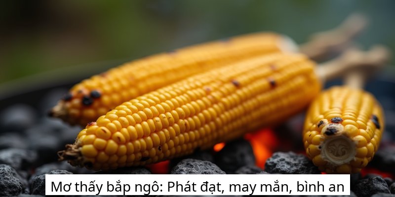 Mơ thấy bắp ngô: Phát đạt, may mắn, bình an