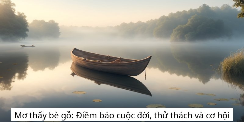 Mơ thấy bè gỗ: Điềm báo cuộc đời, thử thách và cơ hội