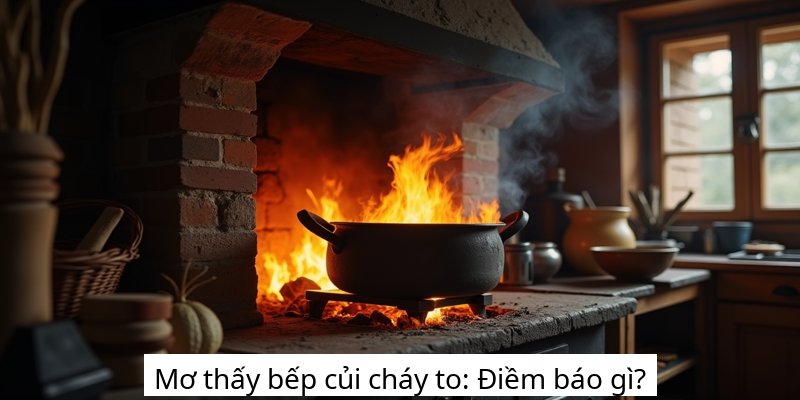 Mơ thấy bếp củi cháy to: Điềm báo gì?