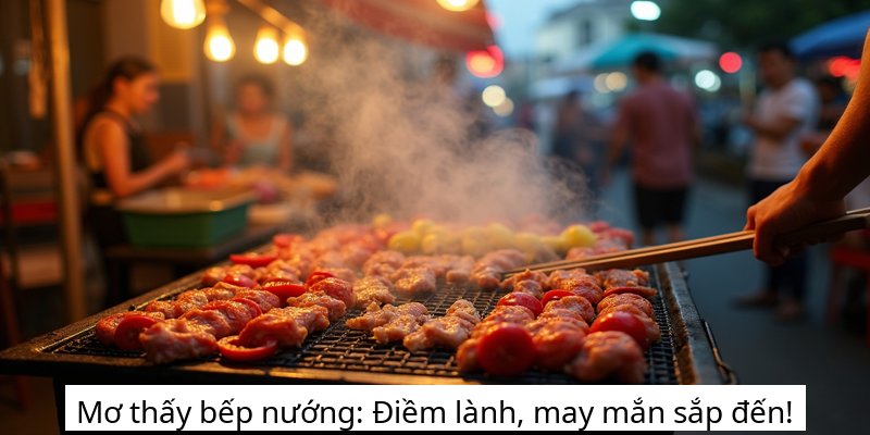 Mơ thấy bếp nướng: Điềm lành, may mắn sắp đến!
