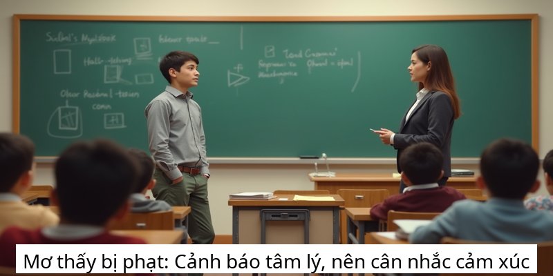 Mơ thấy bị phạt: Cảnh báo tâm lý, nên cân nhắc cảm xúc
