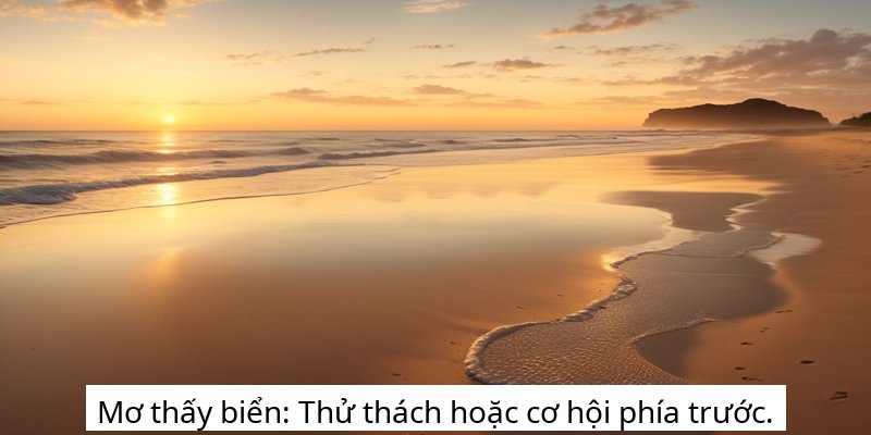 Mơ thấy biển: Thử thách hoặc cơ hội phía trước.