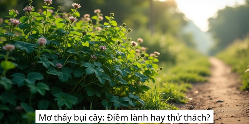 Mơ thấy bụi cây: Điềm lành hay thử thách?