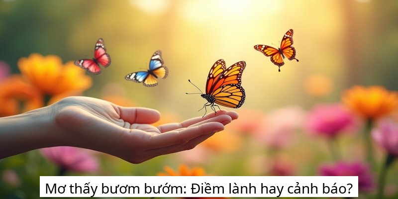 Mơ thấy bươm bướm: Điềm lành hay cảnh báo?