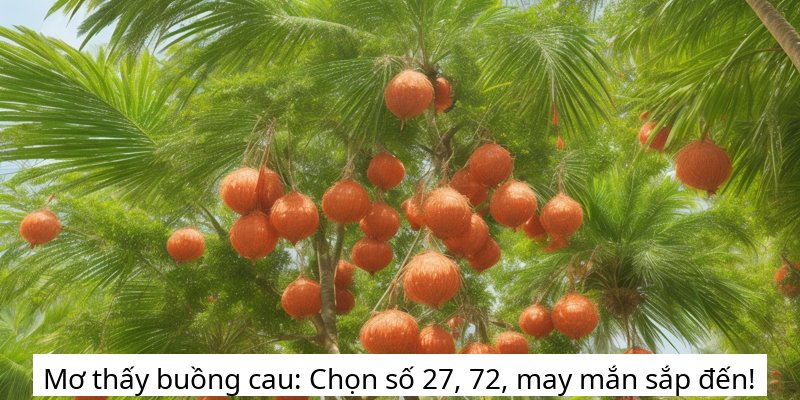 Mơ thấy buồng cau: Chọn số 27, 72, may mắn sắp đến!