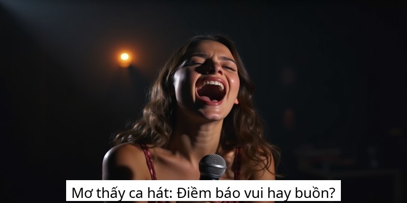 Mơ thấy ca hát: Điềm báo vui hay buồn?