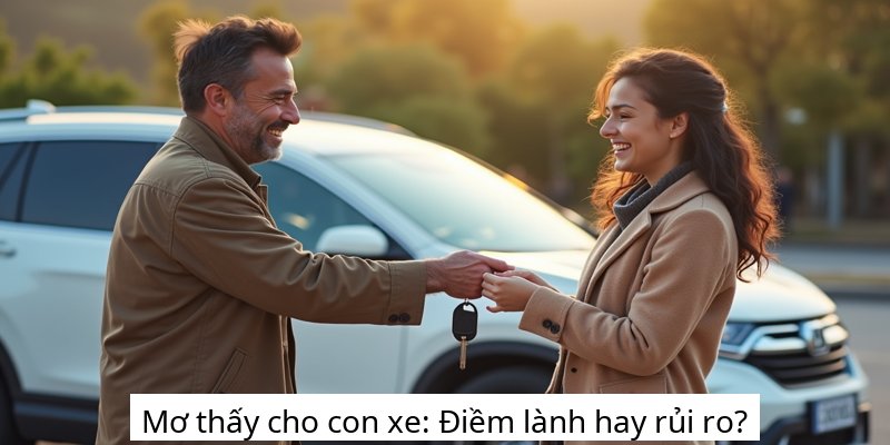 Mơ thấy cho con xe: Điềm lành hay rủi ro?