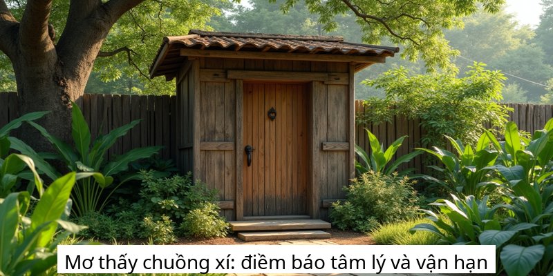 Mơ thấy chuồng xí: điềm báo tâm lý và vận hạn