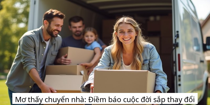 Mơ thấy chuyển nhà: Điềm báo cuộc đời sắp thay đổi