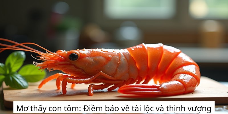 Mơ thấy con tôm: Điềm báo về tài lộc và thịnh vượng