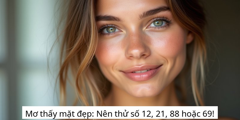 Mơ thấy mặt đẹp: Nên thử số 12, 21, 88 hoặc 69!