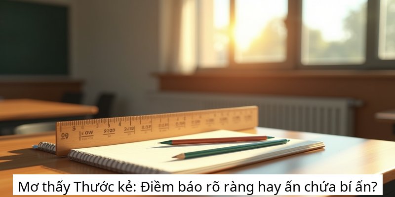 Mơ thấy Thước kẻ: Điềm báo rõ ràng hay ẩn chứa bí ẩn?