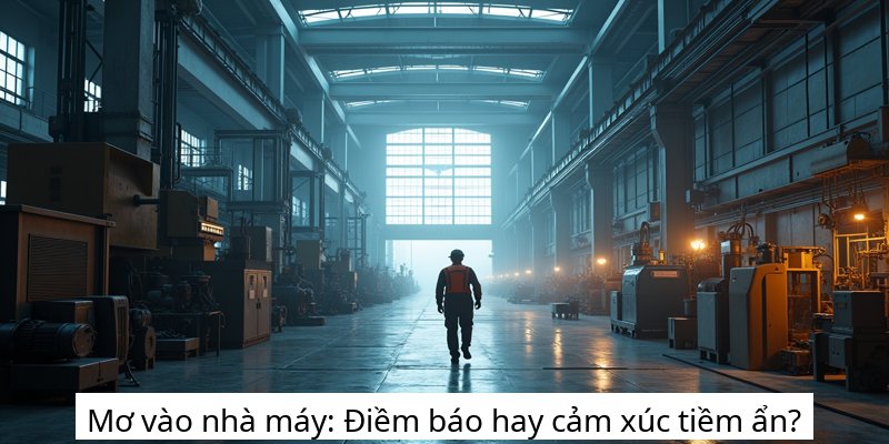 Mơ vào nhà máy: Điềm báo hay cảm xúc tiềm ẩn?