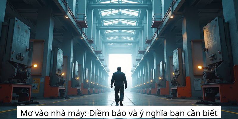Mơ vào nhà máy: Điềm báo và ý nghĩa bạn cần biết
