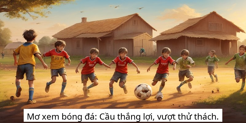 Mơ xem bóng đá: Cầu thắng lợi, vượt thử thách.