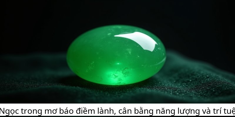 Ngọc trong mơ báo điềm lành, cân bằng năng lượng và trí tuệ