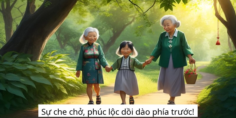 Sự che chở, phúc lộc dồi dào phía trước!