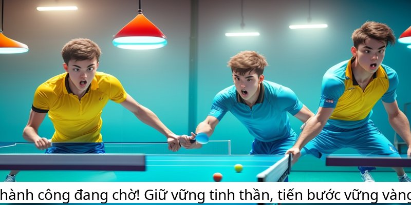 Thành công đang chờ! Giữ vững tinh thần, tiến bước vững vàng.