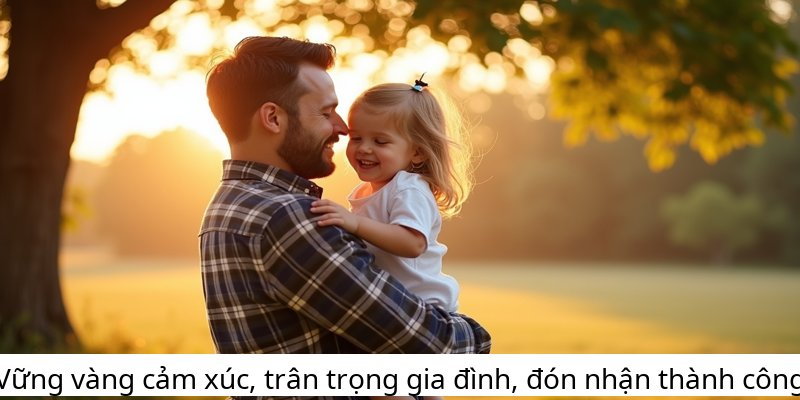 Vững vàng cảm xúc, trân trọng gia đình, đón nhận thành công