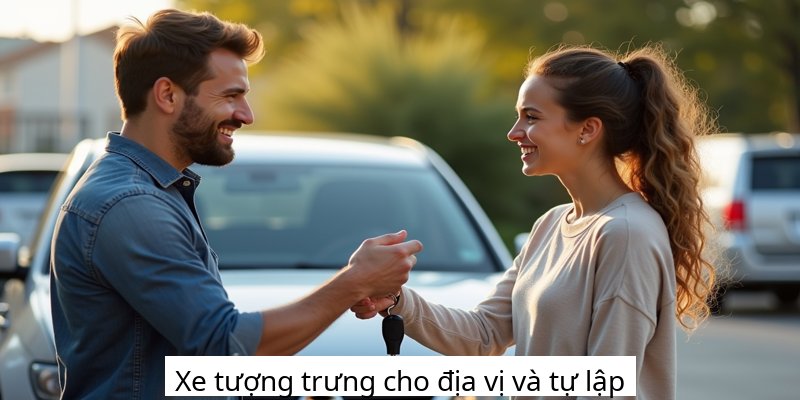 Xe tượng trưng cho địa vị và tự lập