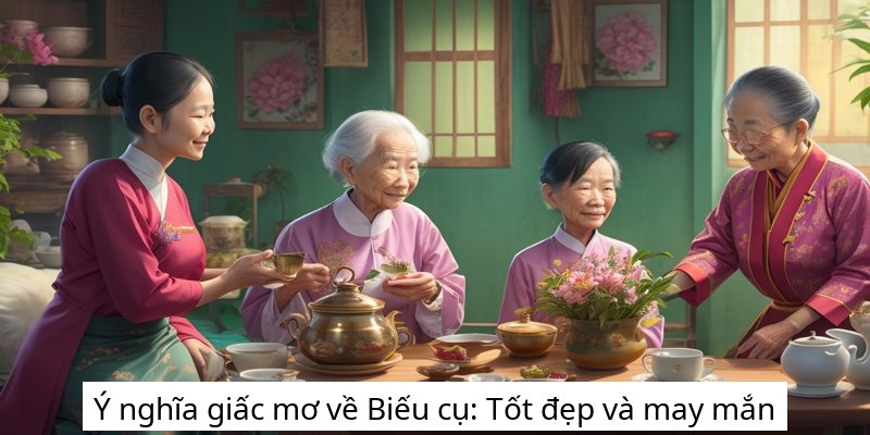 Ý nghĩa giấc mơ về Biếu cụ: Tốt đẹp và may mắn